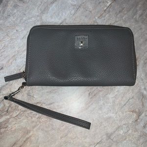 Gray Wristlet
